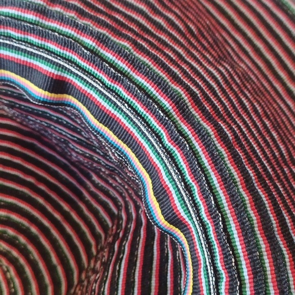 San Diego Hat Company Stylish Multi-Colored Striped Wide Brim Sun Hat - Picture 5 of 5